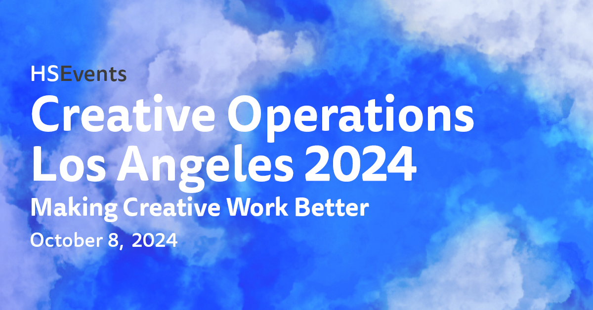 Creative Operations Los Angeles 2024 Henry Stewart